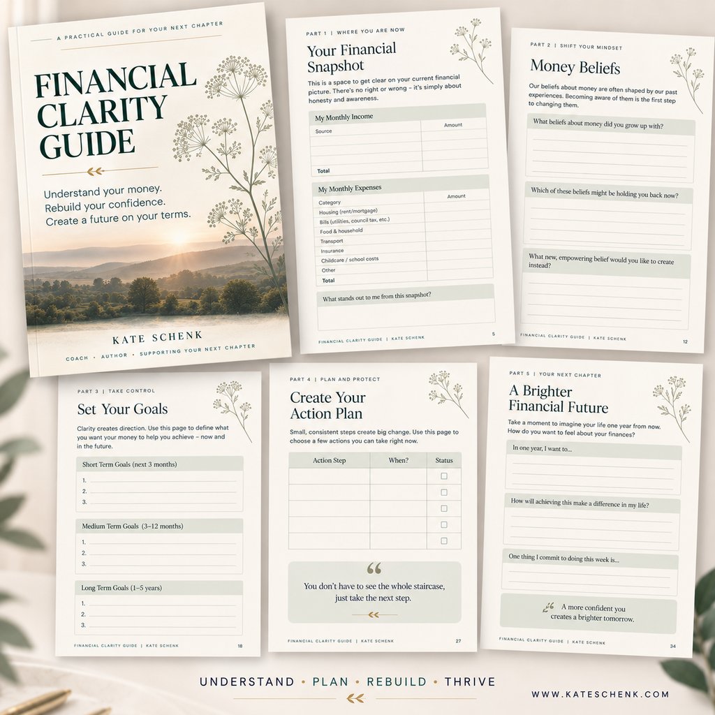 Financial Clarity Guide - The Divorced Woman's No Shame guide to Understanding Her Money Again