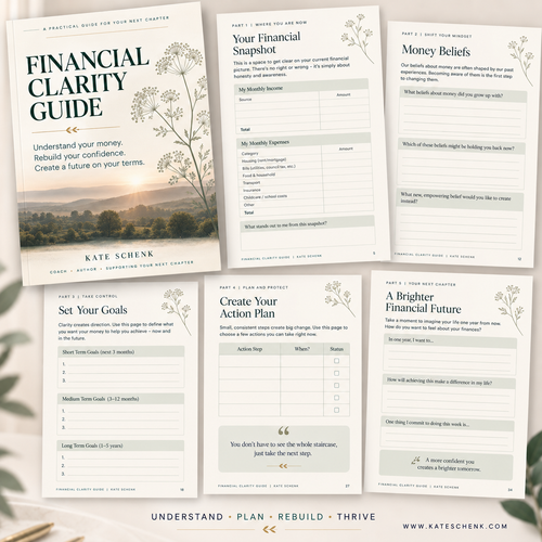 Financial Clarity Guide - The Divorced Woman's No Shame guide to Understanding Her Money Again